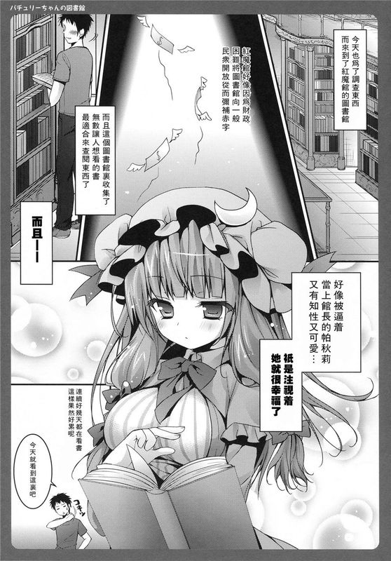パチュリーちゃんの図書館 (東方Project)-幻想世界