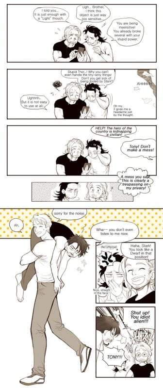 Steve x Tony Comic (Avengers)-幻想世界