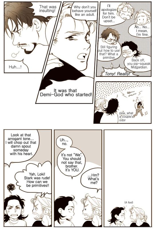 Steve x Tony Comic (Avengers)-幻想世界