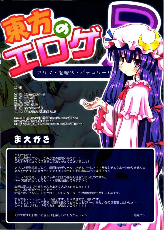 (サンクリ52) [かみか堂 (銀曜ハル)] 東方のエロゲー3 (東方Project) [中国翻訳]-幻想世界