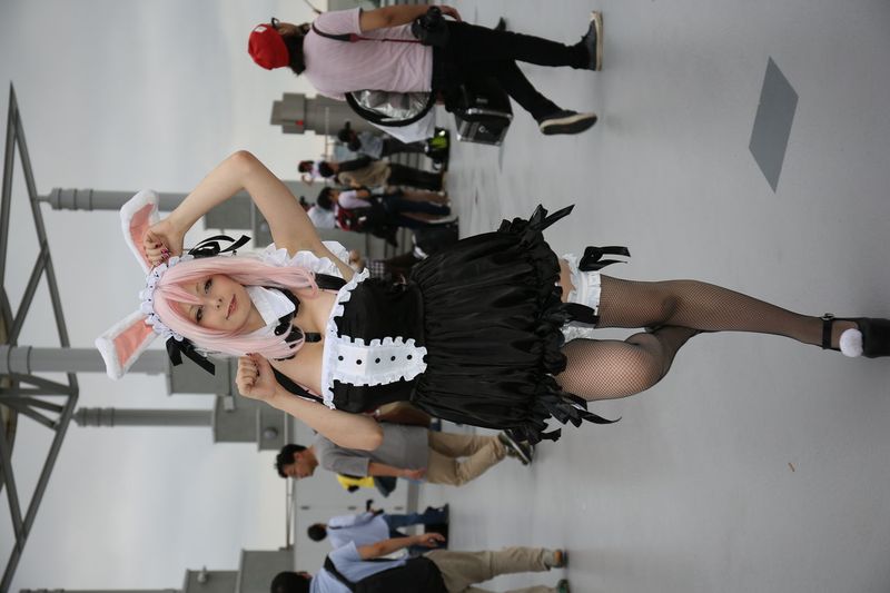 Naccoコスプレ激萌黑色袜控Cos-幻想世界