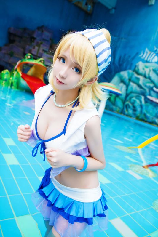 Ayase Eli Lovel ive school idol project cosplay-幻想世界