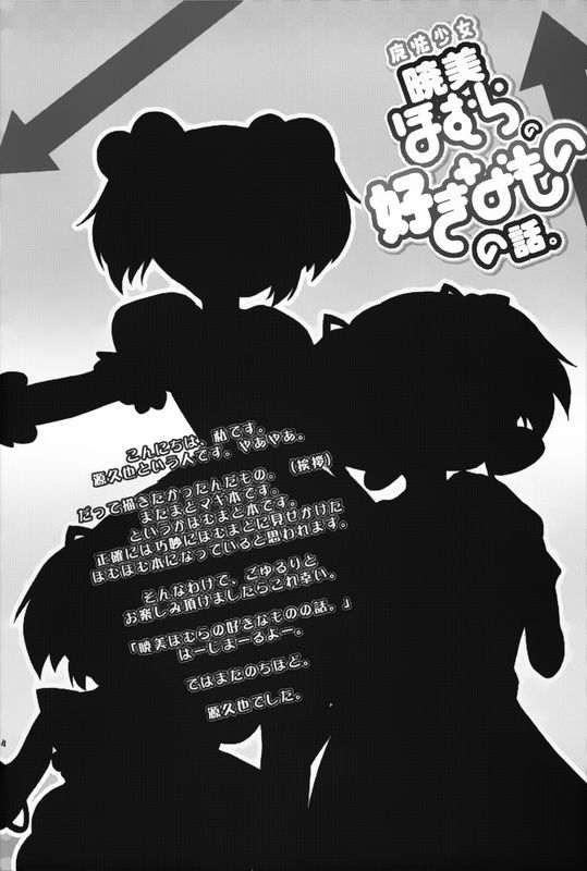 魔法少女暁美ほむらの好きなものの话 (まどか☆マギカ)-幻想世界