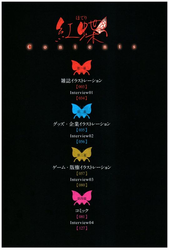 八宝備仁画集 紅蝶 (ほてり)-幻想世界