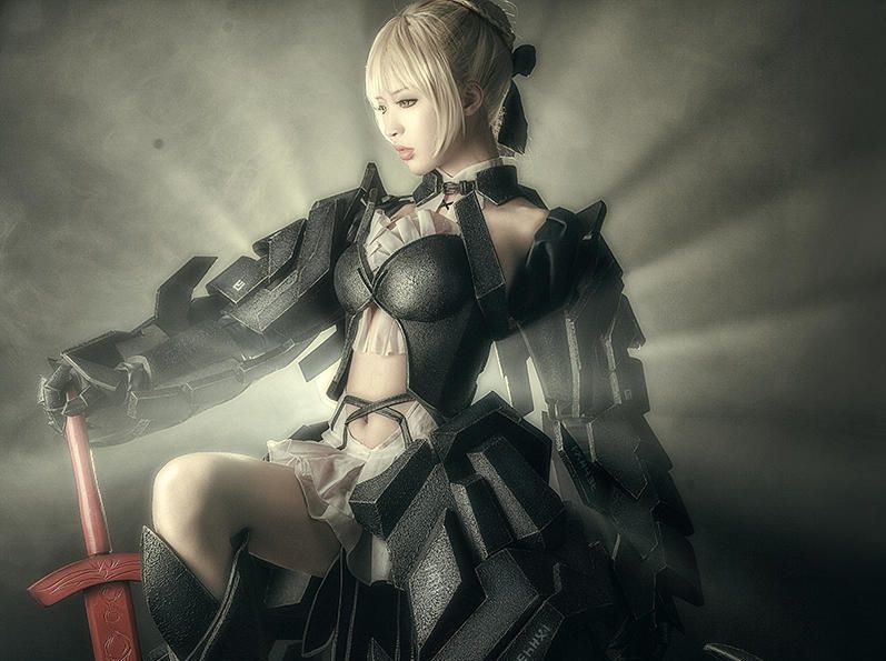 《Fate Stay Nightr》Saber Alter圣杯污染 C O S P L A Y-幻想世界