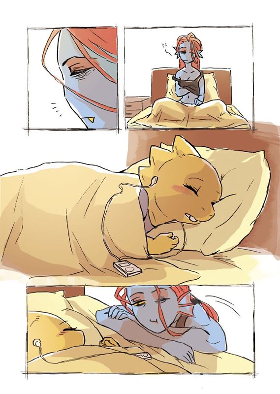 Spring (Undertale - Alphys x Undyne)-幻想世界