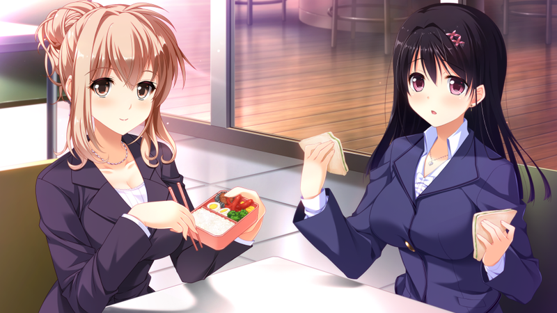 オフィスで誘うエッチな彼女-幻想世界