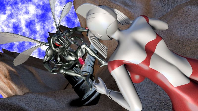 ウルトラレディ対ハエ星人 （奥特曼）-幻想世界