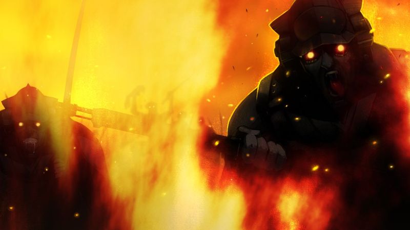 装甲恶鬼村正 游戏CG-幻想世界