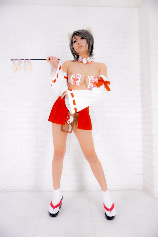 【水龍敬ランド 巫女衣装アレンジ】-幻想世界