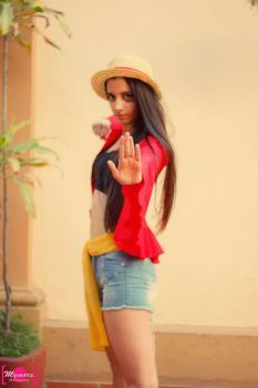 路飞 cosplay （内含娘化路飞）-幻想世界