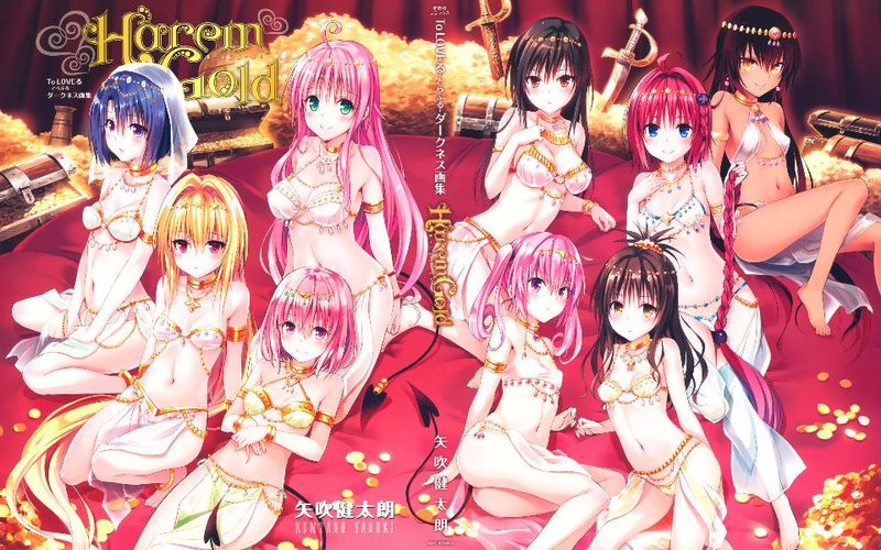 To LOVEる―とらぶる― ダークネス画集 Harem Gold-幻想世界