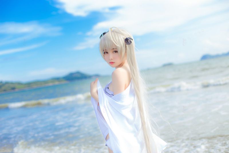 Cosplay春日野穹泳装-幻想世界