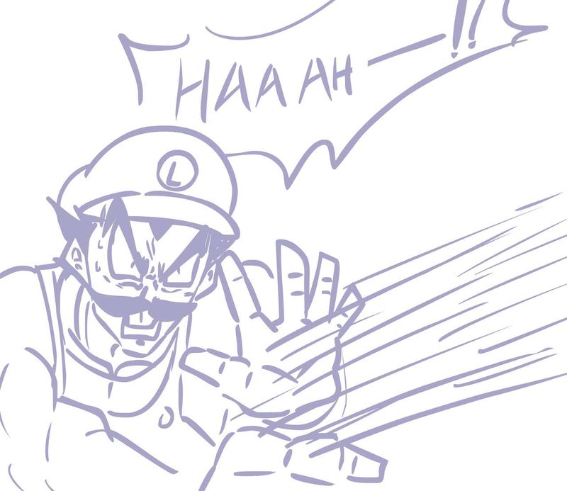 King Boo VS Luigi (New スーパーマリオブラザーズ U デラックス)-幻想世界