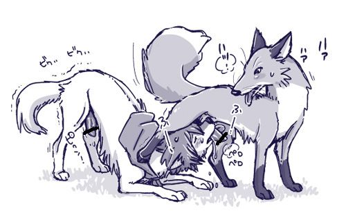 おおかみこどもらくがきまとめ-幻想世界