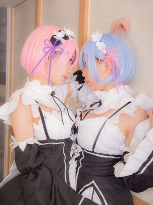 妄想双子拉姆蕾姆百合姐妹花 - 幻想世界-极品写真论坛-写真-幻想世界