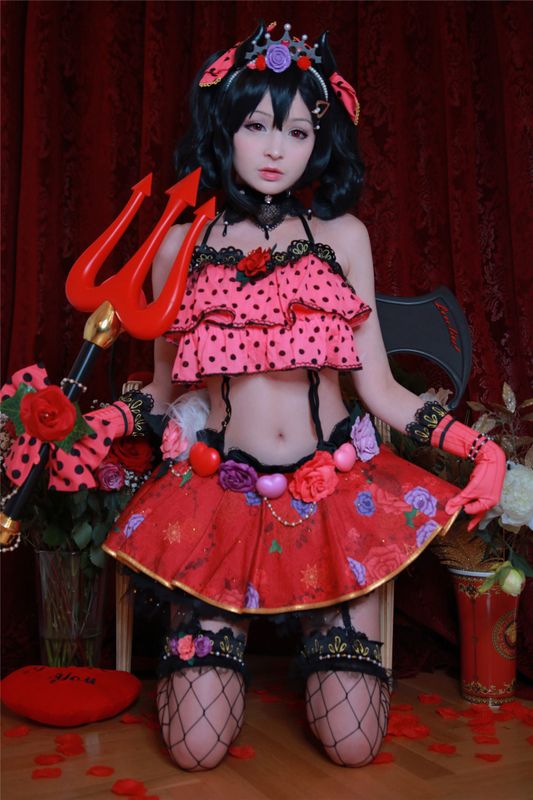 Nico Yazawa Little Devil + swimsuit-幻想世界