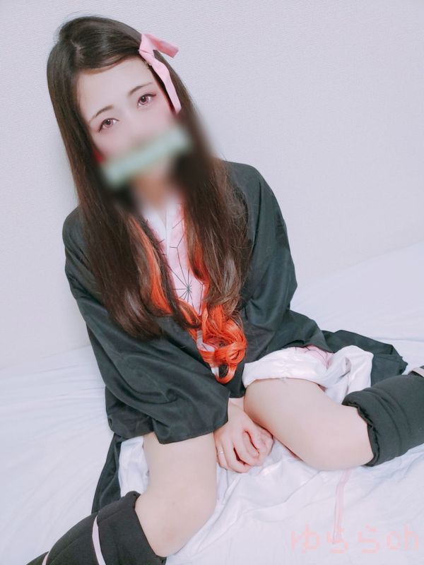 鬼○の刃 禰○子 コスプレハメ撮り (鬼滅の刃)-幻想世界