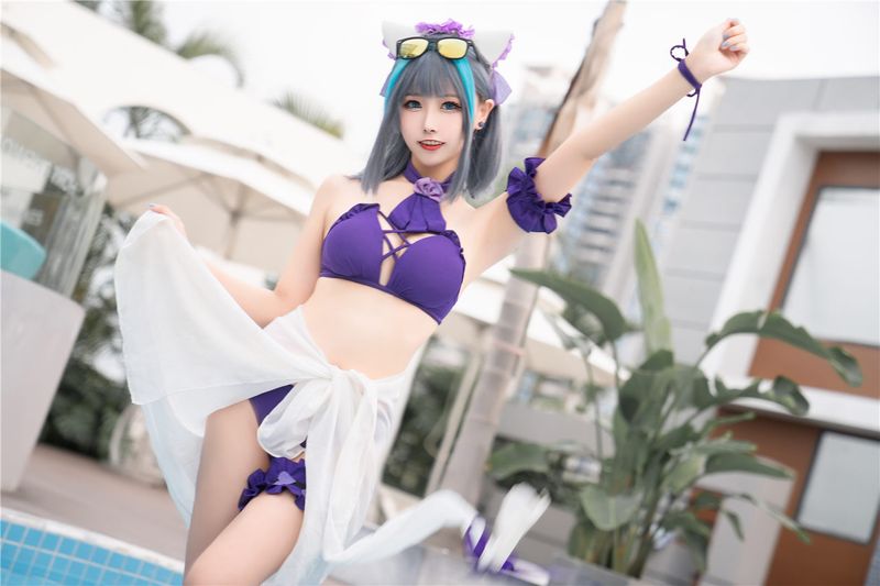 Momoko葵葵 - Cheshire Azur Lane-幻想世界