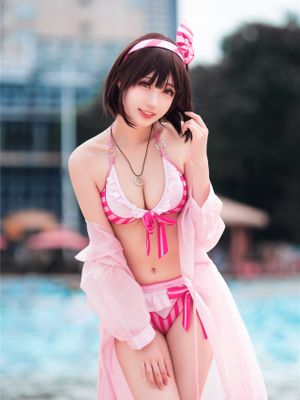 周叽是可爱兔兔 Kato Megumi Bikini-幻想世界