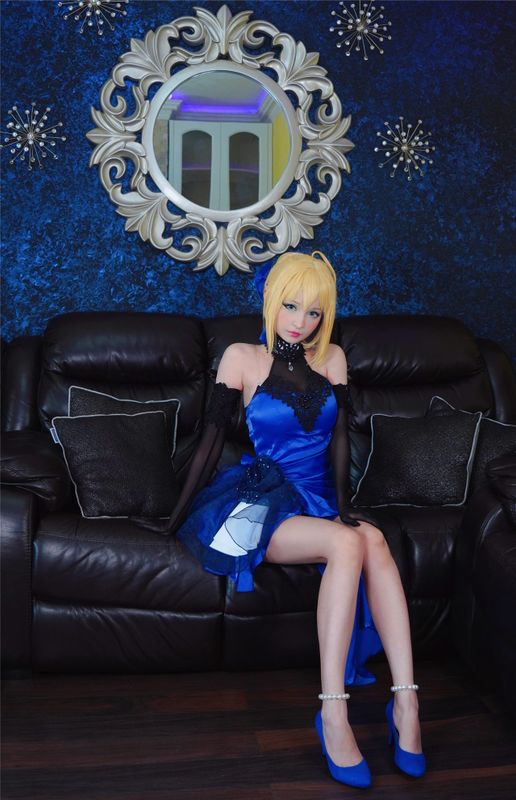 Hidori Rose - Saber Blue Dress Lingerie-幻想世界