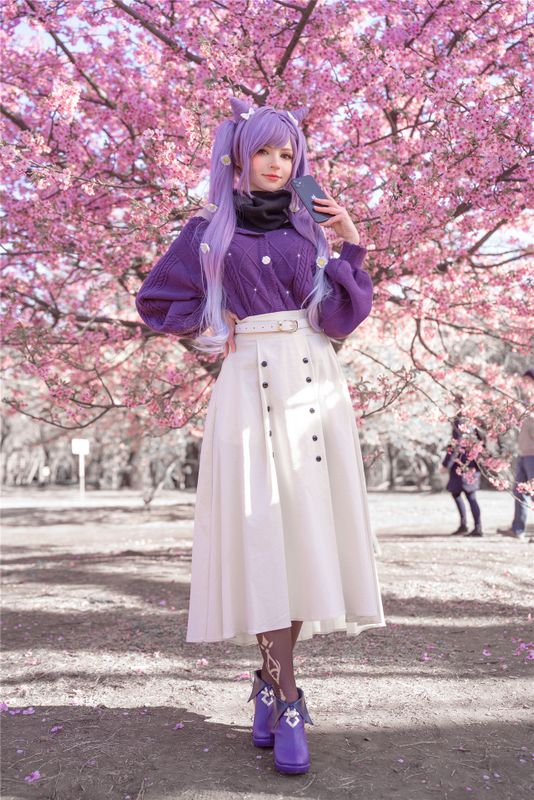 Peachmilky Keqing Genshin Impact-幻想世界