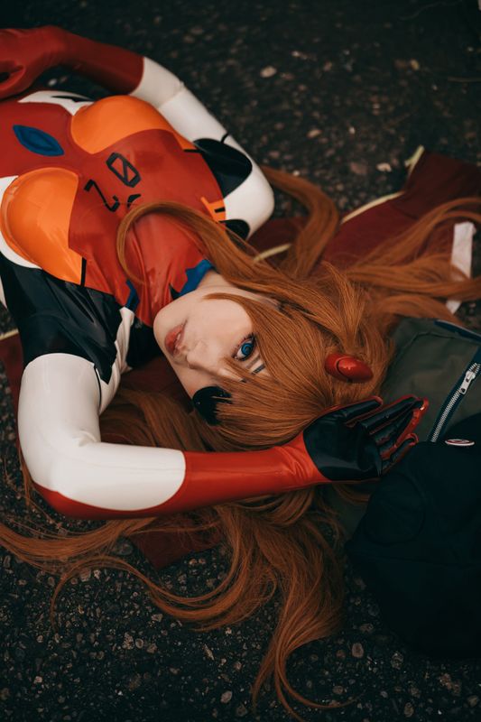 絕對薙肉-Niwa Nagi cosplayer Asuka Langley-幻想世界