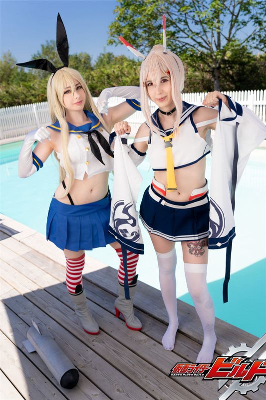 Mikomi Hokina & Kerocchi - Shimakaze & Ayanami-幻想世界
