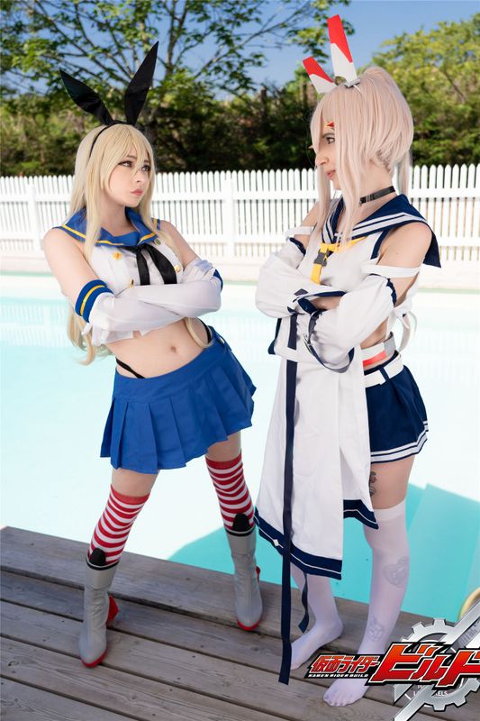 Mikomi Hokina & Kerocchi - Shimakaze & Ayanami-幻想世界