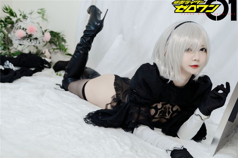 51酱 - NO.02 2B黑婚纱 2B Black Bride-幻想世界