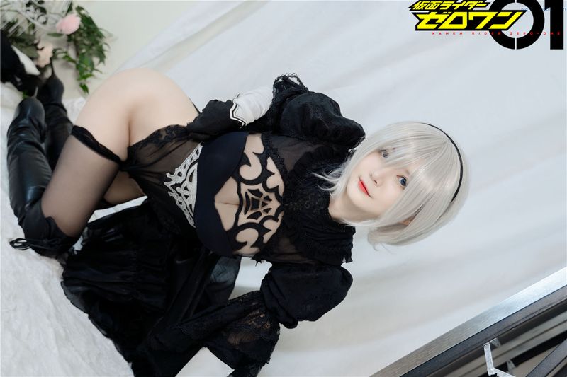 51酱 - NO.02 2B黑婚纱 2B Black Bride-幻想世界