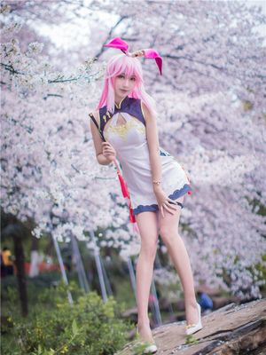 黑川 - 八重樱旗袍-幻想世界