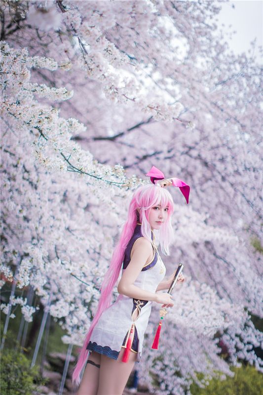 黑川 - 八重樱旗袍-幻想世界