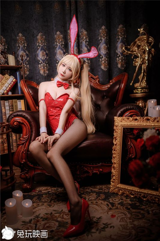 [兔玩映画] - 兔女郎 Vol.061 红黑-幻想世界