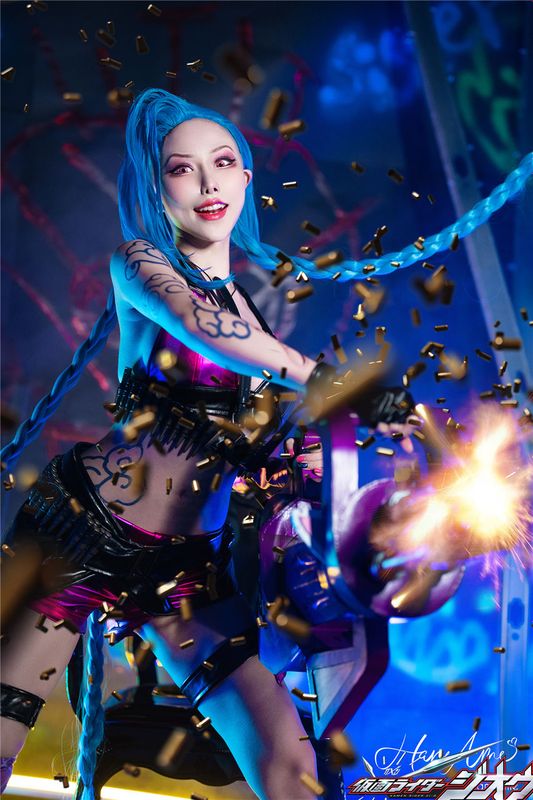 雨波_HaneAme - League of Legends JINX-幻想世界