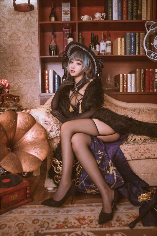 宫本桜(宫本樱樱饼) - 柴郡旗袍 音乐绚烂CaitSith-幻想世界