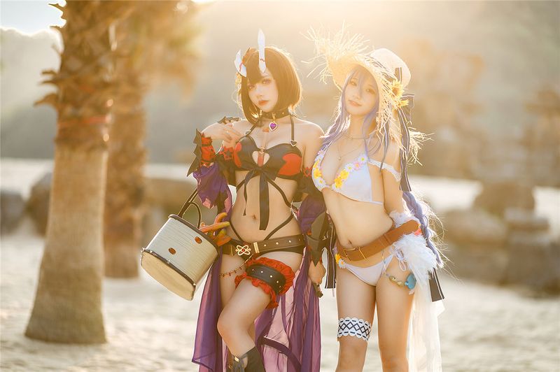 伊喵君_Nya & 是一只熊仔吗 - 静流&惠理子-幻想世界