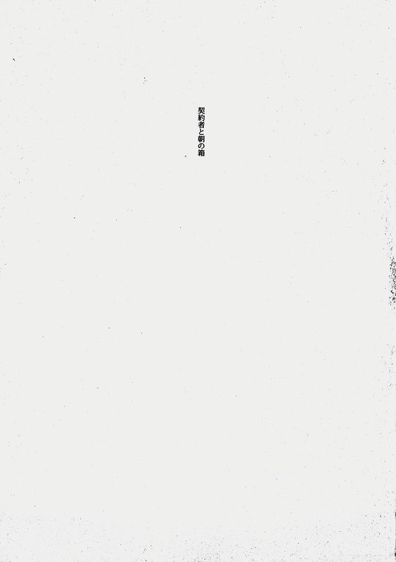 契約者と朝の箱 (DARKER THAN BLACK -流星の双子-)-幻想世界