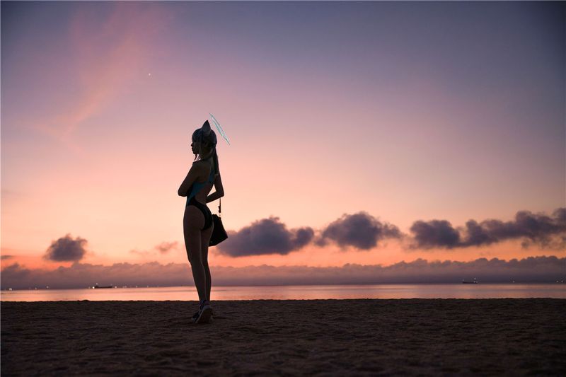 G44不会受伤 NO.078 碧蓝档案 砂狼白子泳装-幻想世界