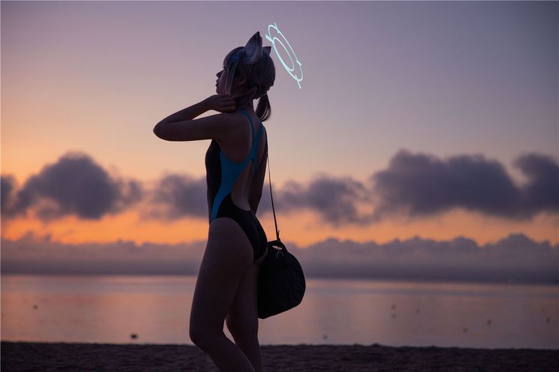 G44不会受伤 NO.078 碧蓝档案 砂狼白子泳装-幻想世界