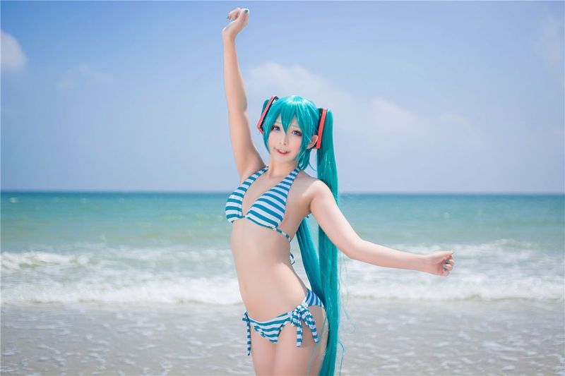 Lightcos - Miku Bikini-幻想世界