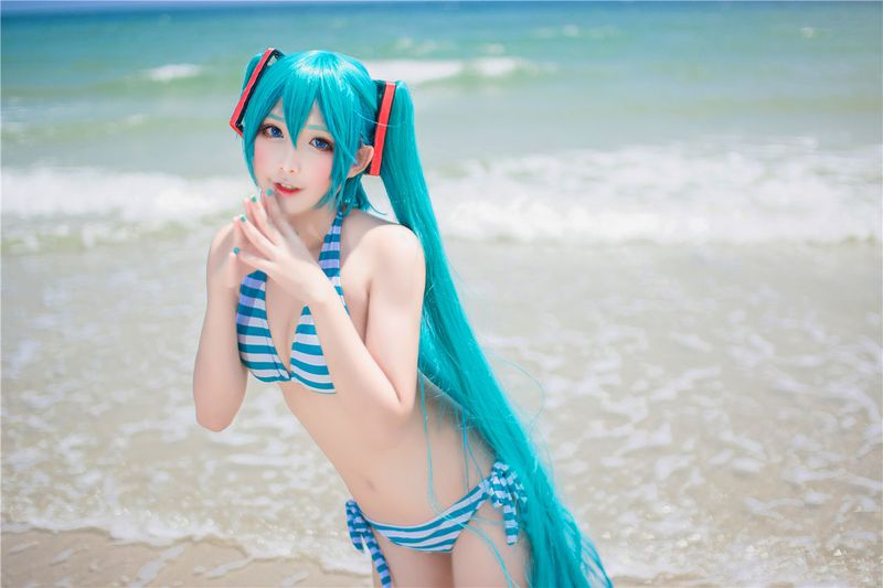 Lightcos - Miku Bikini-幻想世界
