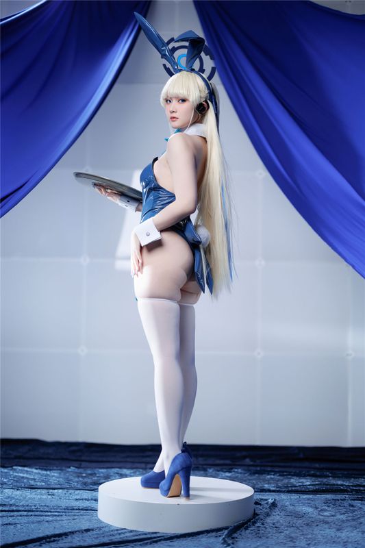 屿鱼 NO.2 Toki X 飛鳥馬トキ兔女郎 蓝色兔子-幻想世界