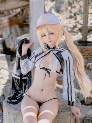 KuukoW - Summer Altria Caster (Fate／Grand Order) - 幻想世界-极品写真论坛-写真-幻想世界