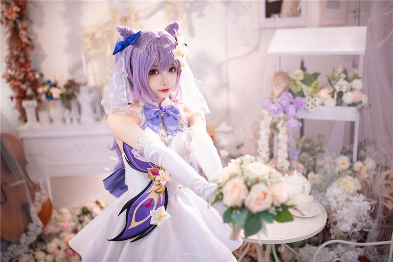 【艾西aiwest 】刻晴花嫁-幻想世界