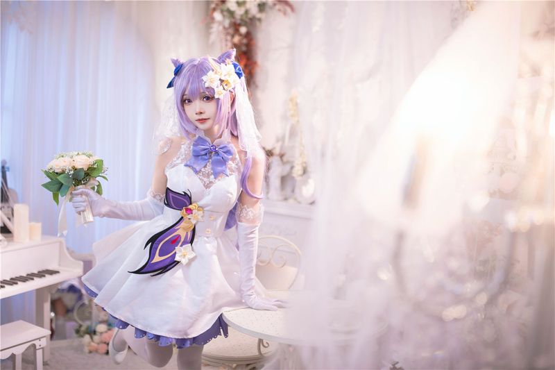 【艾西aiwest 】刻晴花嫁-幻想世界