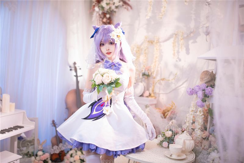 【艾西aiwest 】刻晴花嫁-幻想世界