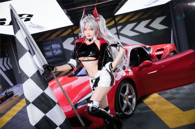 [Momoko葵葵&瓜希酱]碧蓝航线欧根&企业-幻想世界