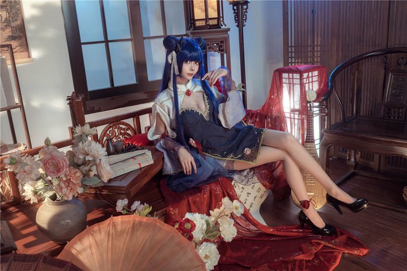 [艾西Aiwest]碧蓝航线伊吹 新年旗袍-幻想世界