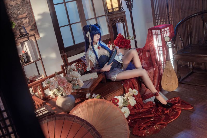 [艾西Aiwest]碧蓝航线伊吹 新年旗袍-幻想世界